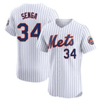 NY.Mets #34 Kodai Senga Player White Home Limited Elite Fdoa Stitched Jerseys