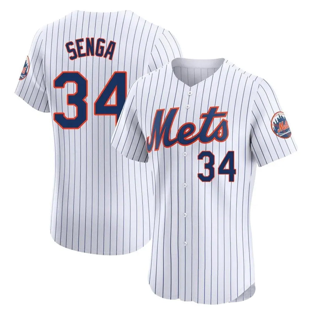 NY.Mets #34 Kodai Senga Player White Home Limited Elite Fdoa Stitched Jerseys