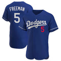 LA.Dodgers #5 Freddie Freeman Player Royal Limited Elite Home Fdoa Stitched Jerseys