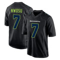S.Seahawks #7 Uchenna Nwosu Player Black Limited Fashion Home Game Gdoa Stitched Jerseys