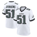 P.Eagles #51 Cam Jurgens Player White Game Home Gdoa Stitched Jerseys