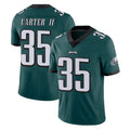 P.Eagles #35 Michael Carter II Player Team Color Green Vapor Untouchable Home Game Gdoa Stitched Jerseys