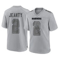 LV.Raiders #2 Ashton Jeanty Player Gray Atmosphere Fashion Limited Game Gdoa Stitched Jerseys