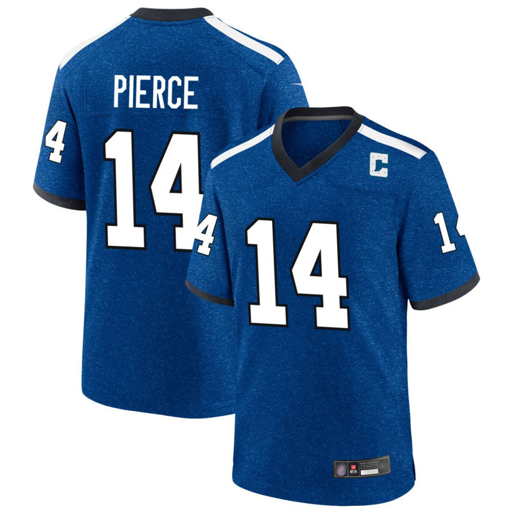 IN.Colts #14 Alec Pierce Player Royal Alternate Indiana Nights Home Game Gdoa Stitched Jerseys