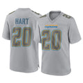 LA.Chargers #20 Cam Hart Player Gray Atmosphere Fashion Home Game Gdoa Stitched Jerseys