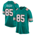 M.Dolphins #85 Greg Dulcich Player Aqua Alternate Home Game Gdoa Stitched Jerseys
