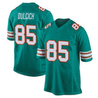 M.Dolphins #85 Greg Dulcich Player Aqua Alternate Home Game Gdoa Stitched Jerseys