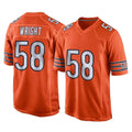 C.Bears #58 Darnell Wright Player Orange Home Game Gdoa Stitched Jerseys