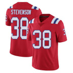 NE.Patriots #38 Rhamondre Stevenson Player Red Vapor Untouchable Home Game Gdoa Stitched Jerseys