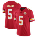 KC.Chiefs #5 Mansoor Delane Player Red Limited Vapor Untouchable Home Game Gdoa Stitched Jerseys
