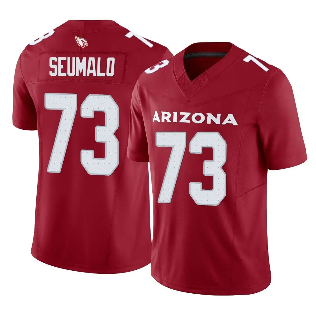 A.Cardinals #73 Isaac Seumalo Player Cardinal Vapor F.U.S.E. Limited Home Game Gdoa Stitched Jerseys