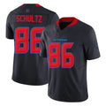 H.Texans #86 Dalton Schultz Player Navy Limited 2nd Alternate Vapor F.U.S.E. Home Game Gdoa Stitched Jerseys
