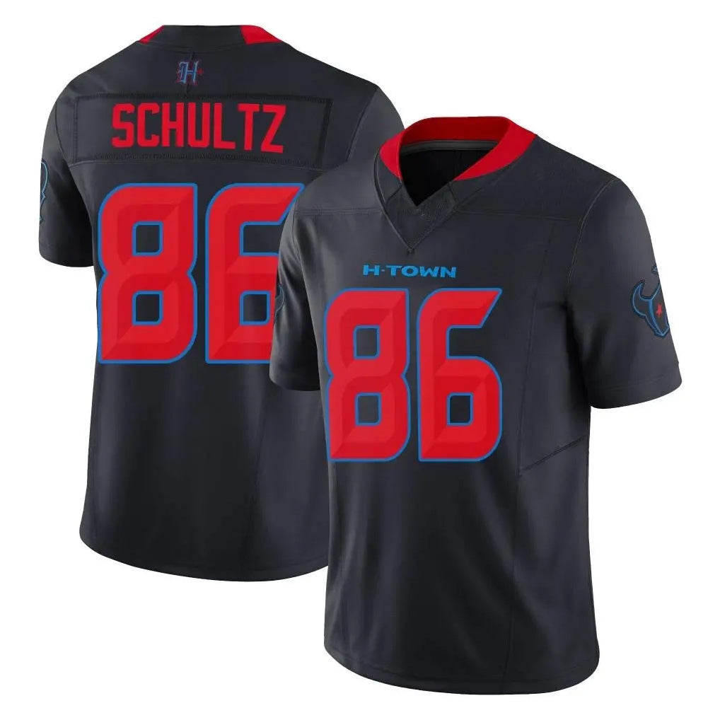 H.Texans #86 Dalton Schultz Player Navy Limited 2nd Alternate Vapor F.U.S.E. Home Game Gdoa Stitched Jerseys