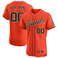 Custom SF.Giants Orange Limited Elite Home Game Any Name & Number Gdoa Stitched Jerseys