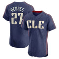 C.Guardians #27 Austin Hedges Player Navy City Connect Limited Elite Home Gdoa Stitched Jerseys