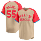 KC.Royals #55 Cole Ragans Player Cream American League All-Star Game Limited Home Gdoa Stitched Jerseys