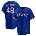 T.Rangers #48 Jacob deGrom Player Royal Home Game Fdoa Stitched Jerseys
