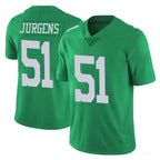 P.Eagles #51 Cam Jurgens Player Green Limited Vapor Untouchable Home Game Gdoa Stitched Jerseys