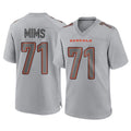C.Bengals #71 Amarius Mims Player Gray Atmosphere Fashion Game Gdoa Stitched Jerseys