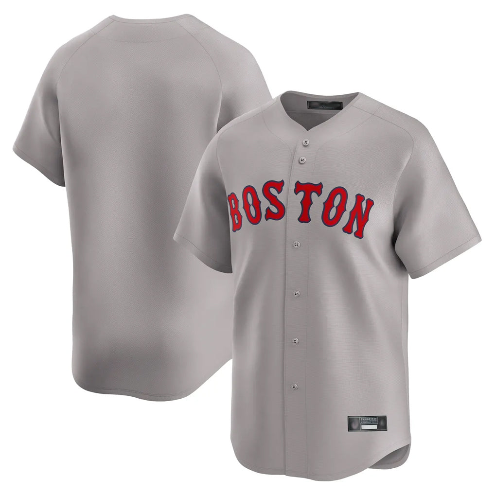 B.Red Sox ## Red Sox Blank Player Gray Road Limited Home Game Gdoa Stitched Jerseys
