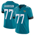 J.Jaguars #77 Anton Harrison Player Teal Vapor Untouchable Limited Home Game Gdoa Stitched Jerseys