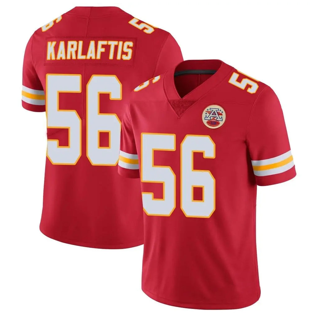 KC.Chiefs #56 George Karlaftis Player Red Limited Vapor Untouchable Home Game Gdoa Stitched Jerseys