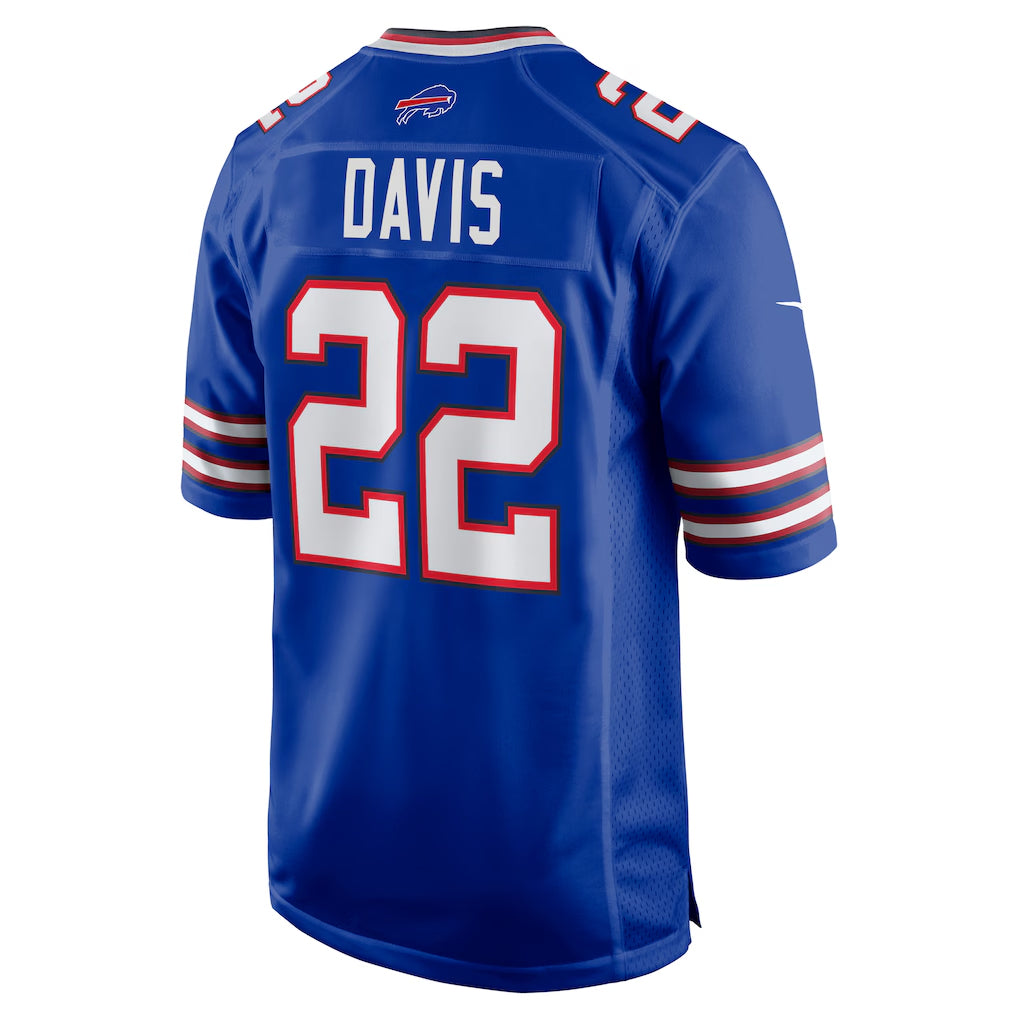 B.Bills #22 Ray Davis Player Royal Home Game Gdoa Stitched Jerseys