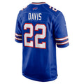 B.Bills #22 Ray Davis Player Royal Home Game Gdoa Stitched Jerseys