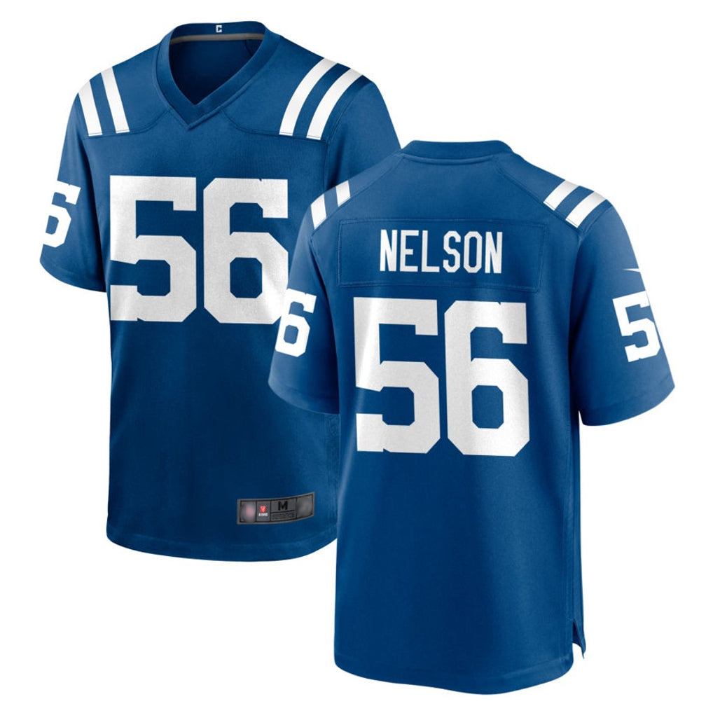 IN.Colts #56 Quenton Nelson Player Royal Home Game Gdoa Stitched Jerseys