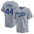 LA.Dodgers #44 Andy Pages Player Gray Game Limited Home Fdoa Stitched Jerseys