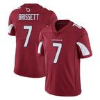 A.Cardinals #7 Jacoby Brissett Player Cardinal Vapor Limited Home Game  Gdoa Stitched Jerseys