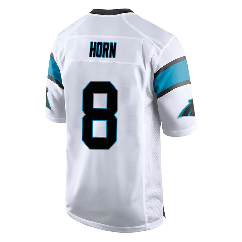 C.Panthers #8 Jaycee Horn Player White Game Gdoa Stitched Jerseys