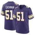M.Vikings #51 Blake Cashman Player Purple Classic Home Game Gdoa Stitched Jerseys