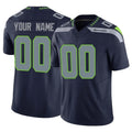 Custom S.Seahawks Navy Limited Vapor F.U.S.E. Home Game Any Name & Numbers Gdoa Stitched Jerseys