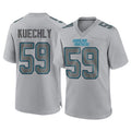 C.Panthers #59 Luke Kuechly Player Gray Atmosphere Fashion Game Gdoa Stitched Jerseys