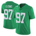 P.Eagles #97 Moro Ojomo Player Green Limited Vapor Untouchable Home Game Gdoa Stitched Jerseys