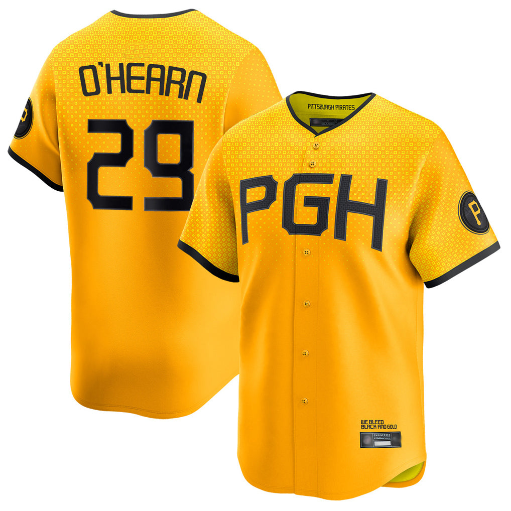 P.Pirates #29 Ryan O¡¯Hearn Player Gold City Connect Home Limited Fdoa Stitched Jerseys