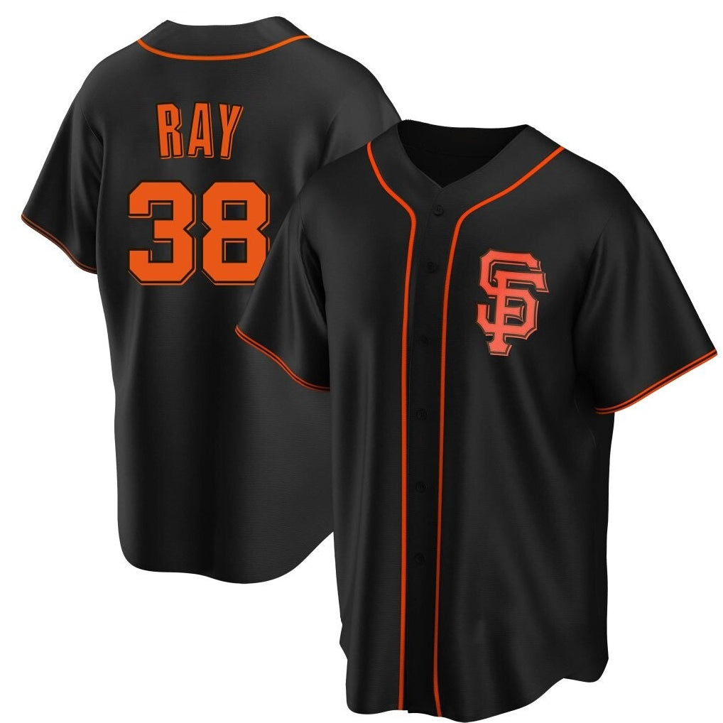 SF.Giants #38 Robbie Ray Player  Black 2026 Home Game Fdoa Stitched Jerseys