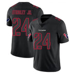 H.Texans #24 Derek Stingley Jr. Player Black Impact Limited Game Gdoa Stitched Jerseys