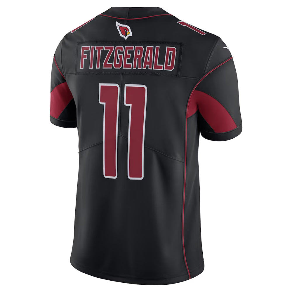 A.Cardinals #11 Larry Fitzgerald Player Black Vapor Untouchable Color Rush Limited Gdoa Stitched Jerseys