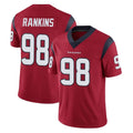 H.Texans #98 Sheldon Rankins Player Red Limited Vapor Untouchable Home Game Gdoa Stitched Jerseys