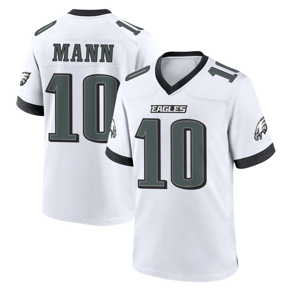 P.Eagles #10 Braden Mann Player White Game Home Gdoa Stitched Jerseys