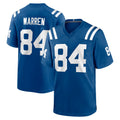 IN.Colts #84 Tyler Warren Player Royal Home Game Gdoa Stitched Jerseys