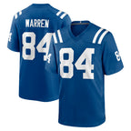 IN.Colts #84 Tyler Warren Player Royal Home Game Gdoa Stitched Jerseys