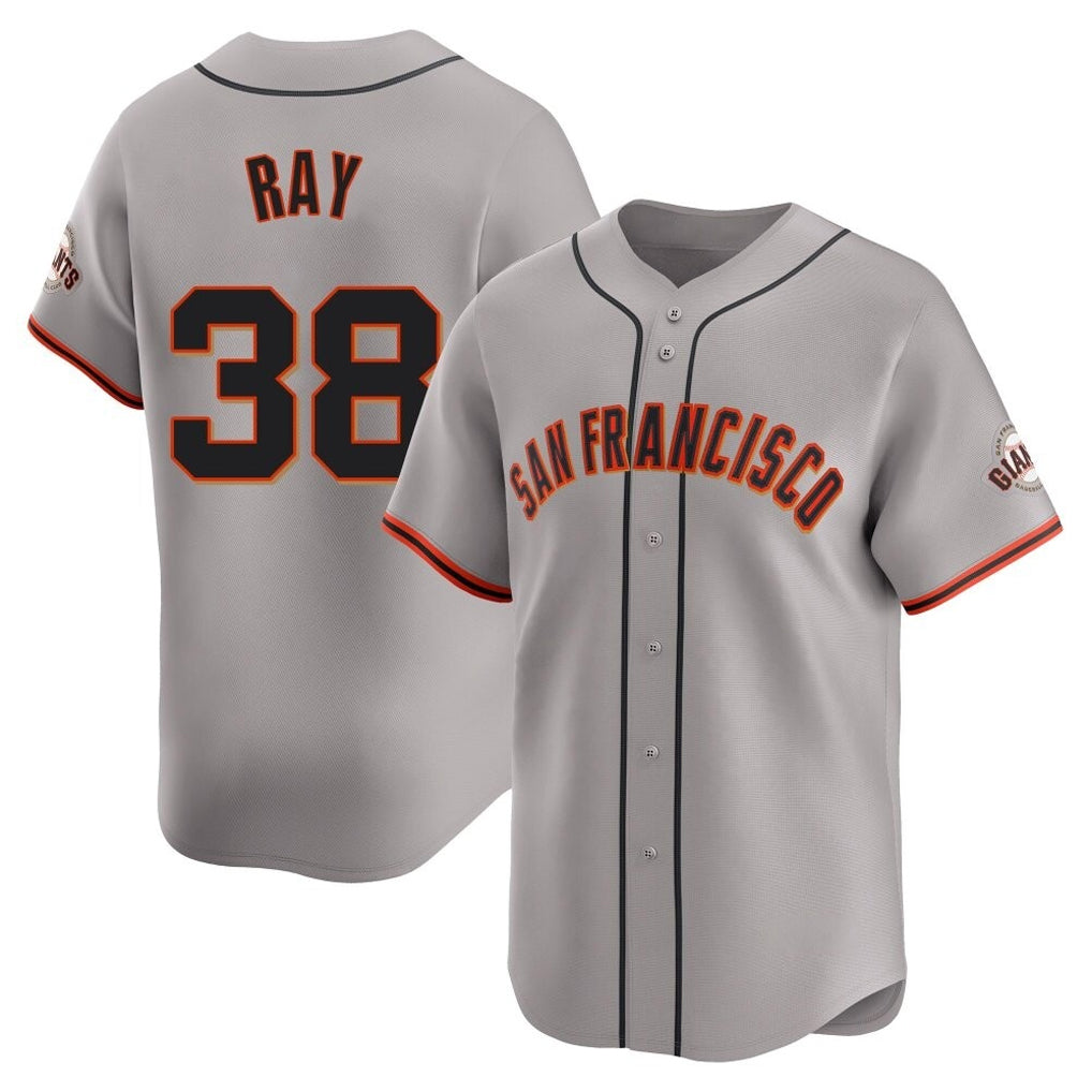 SF.Giants #38 Robbie Ray Player Gray Home Limited Fdoa Stitched Jerseys