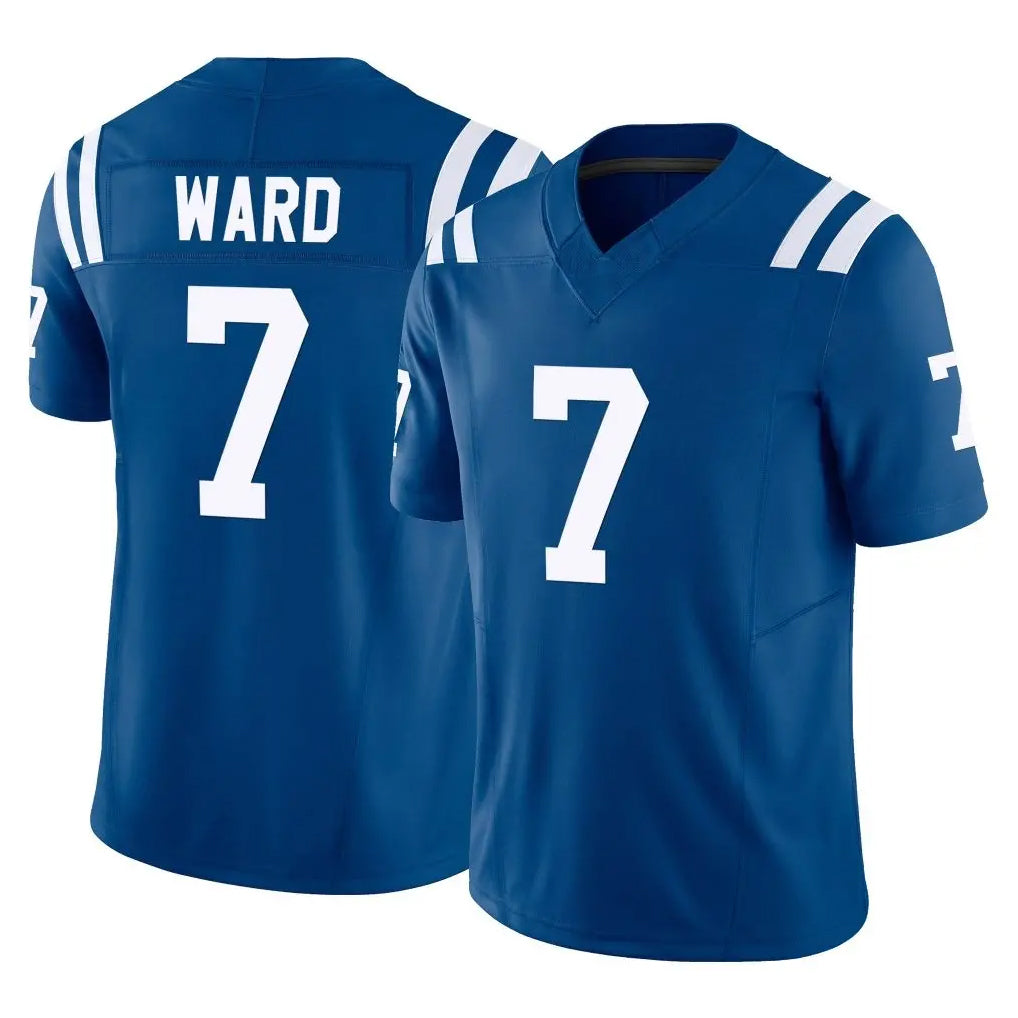 IN.Colts #7 Charvarius Ward Sr. Player Royal Limited Vapor F.U.S.E. Home Game Gdoa Stitched Jerseys
