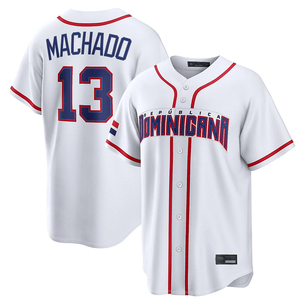 S.Diego Padres #13 Manny Machado Player White 2026 World Classic Home Limited Fdoa Stitched Jerseys