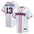 S.Diego Padres #13 Manny Machado Player White 2026 World Classic Home Limited Fdoa Stitched Jerseys