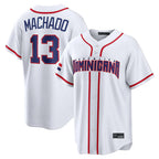 S.Diego Padres #13 Manny Machado Player White 2026 World Classic Home Limited Fdoa Stitched Jerseys