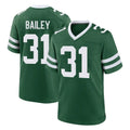 NY.Jets #31 David Bailey Player Green Legacy Home Game Gdoa Stitched Jerseys
